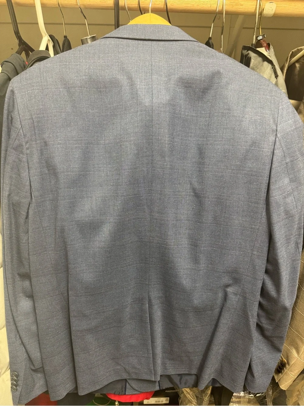 Banana Republic Navy Blue Suit Jacket with Satin Lining